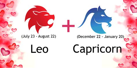 capricorn male and leo female compatibility|Leo and Capricorn Compatibility 